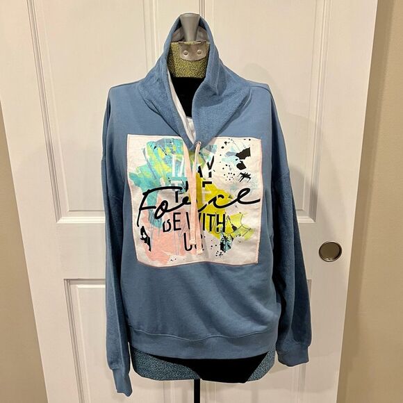 Star Wars “May the Force Be With Us” Ladies Sweatshirt | NWT | Parks Exclusive! - Picture 3 of 7